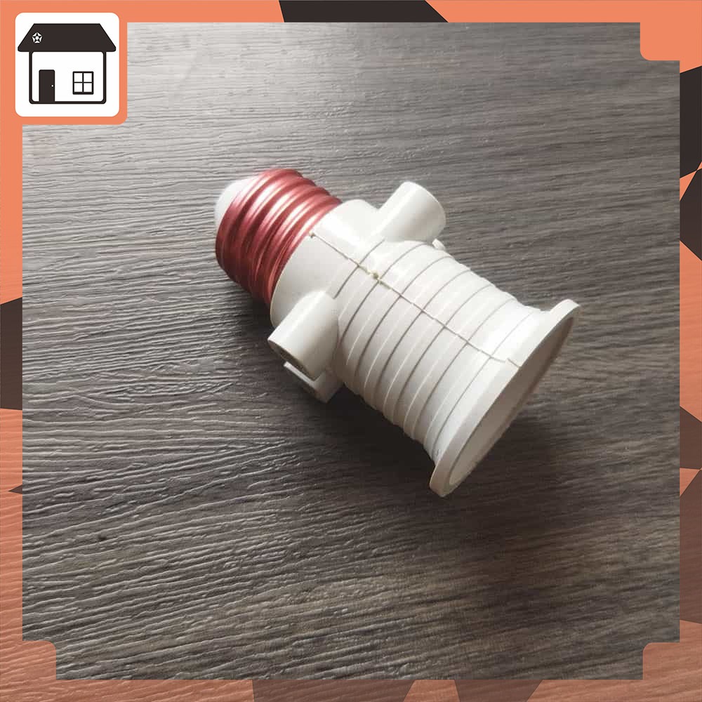 Fitting Lampu T Dutron Colokan Listrik 2 Kaki Lamp Holder