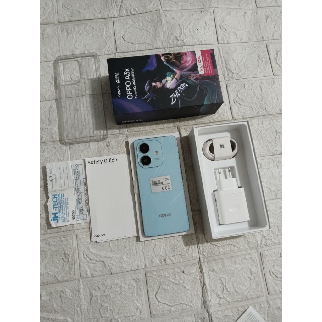 Oppo A3x Ram 6+6/128 Fullset Original 100% (Seken Mulus)