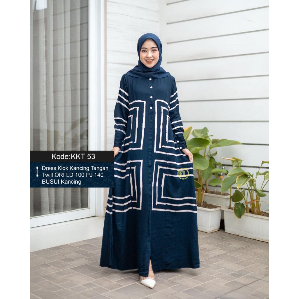 GAMIS TWILL ELZHAF LEMBUT DAN NYAMAN