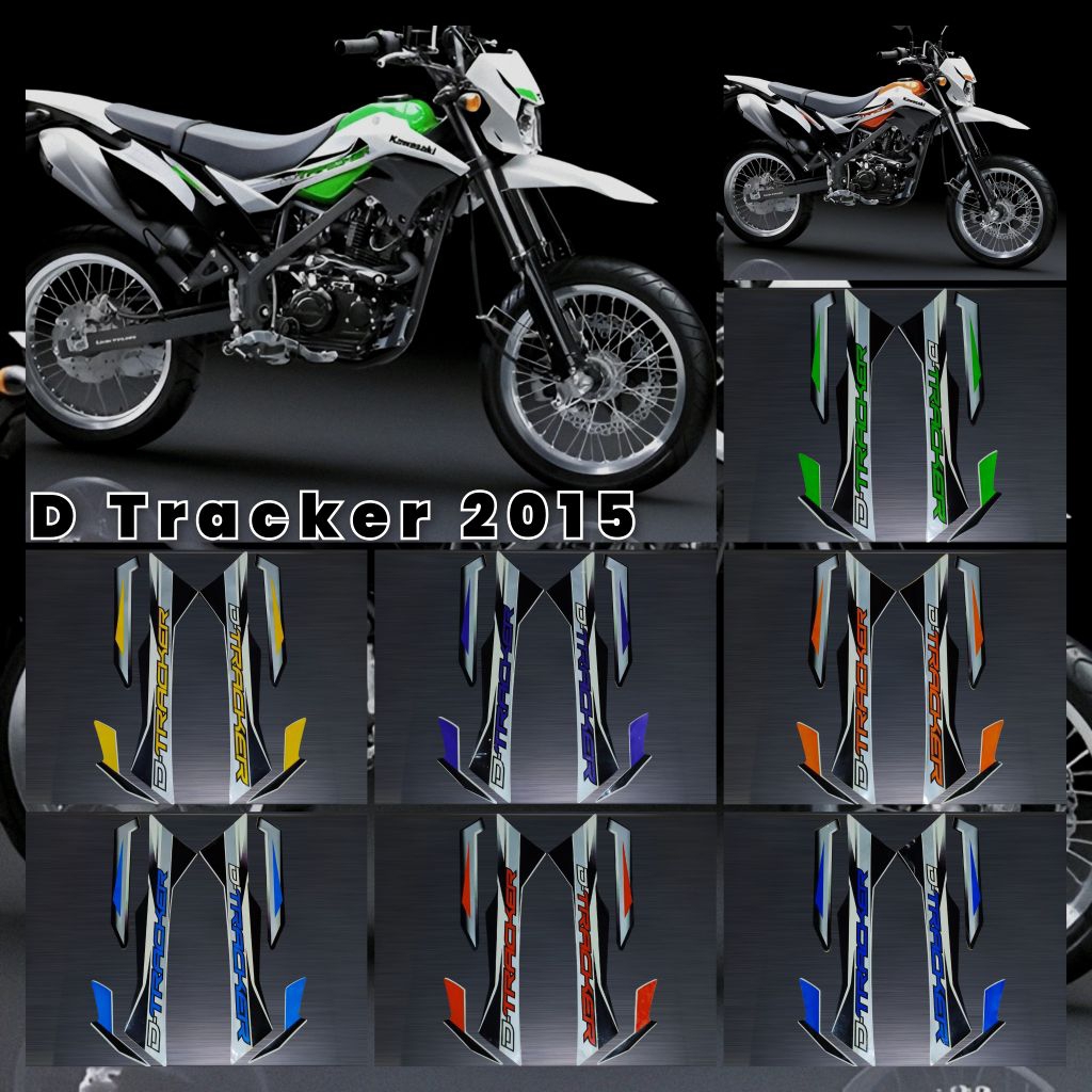 STRIPING LIST STANDART MOTOR KAWASAKI D TRACKER DTRACKER OLD 2014 2015