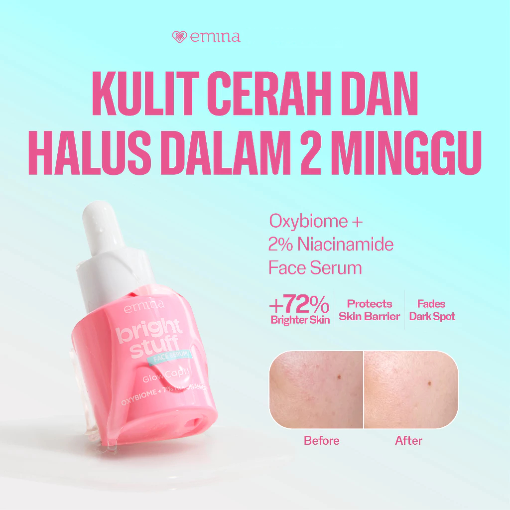 Emina Bright Stuff Face Serum - Serum Wajah Cerah Glowing