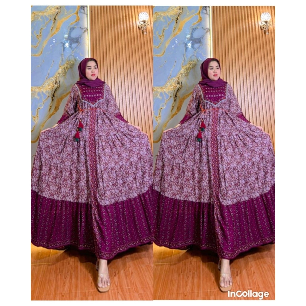 Gamis Hindi inayah terbaru