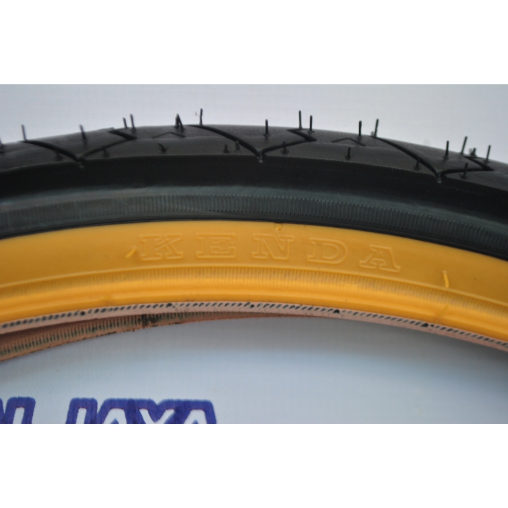 Ban Luar Sepeda Kenda 26 X 1.95 Type K90 Hitam List Coklat Black Gumwall Model Halus Sepeda Gunung M