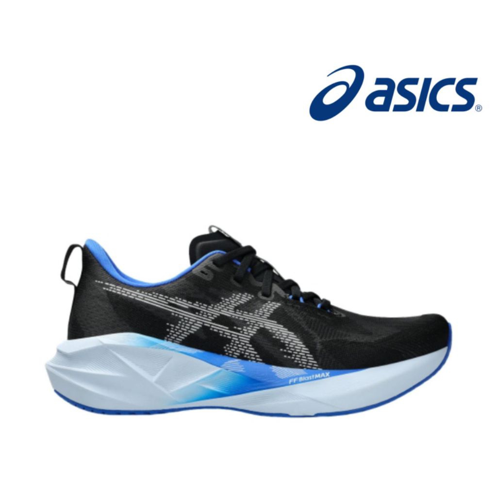 Sepatu Running Asics Novablas 5 Black/Blue