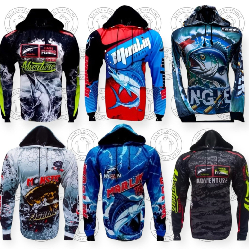 FULL COLOUR ID | BAJU JERSEY HOODIE DEWASA MANCING MANIA MANTAP LENGAN PANJANG TOPI PRIA WANITA UKUR