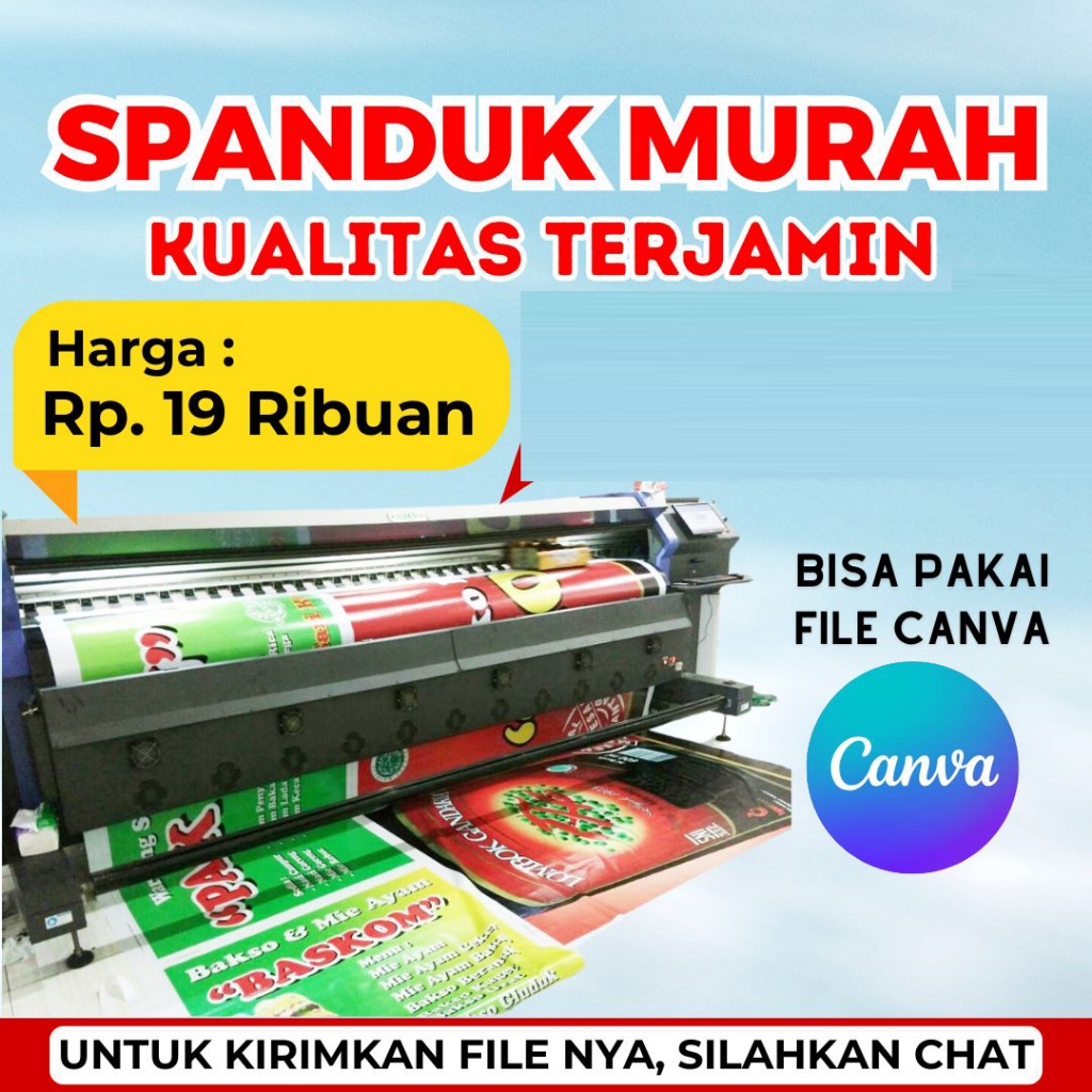 Spanduk Olshop Online shop Toko Jualan