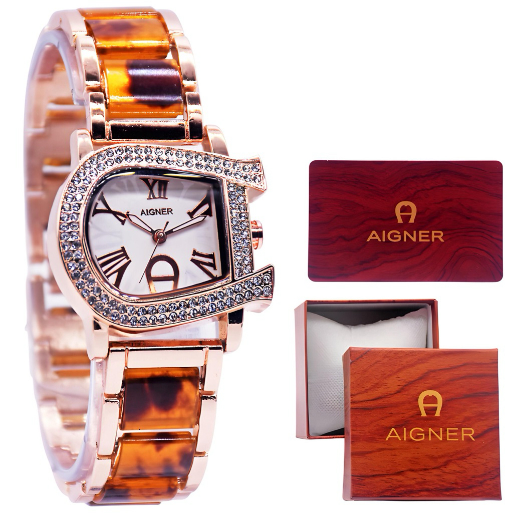 JAM WANITA AIGNER ROMAWI DIAL FREE BOX & KARTU #VIRAL WATCHES