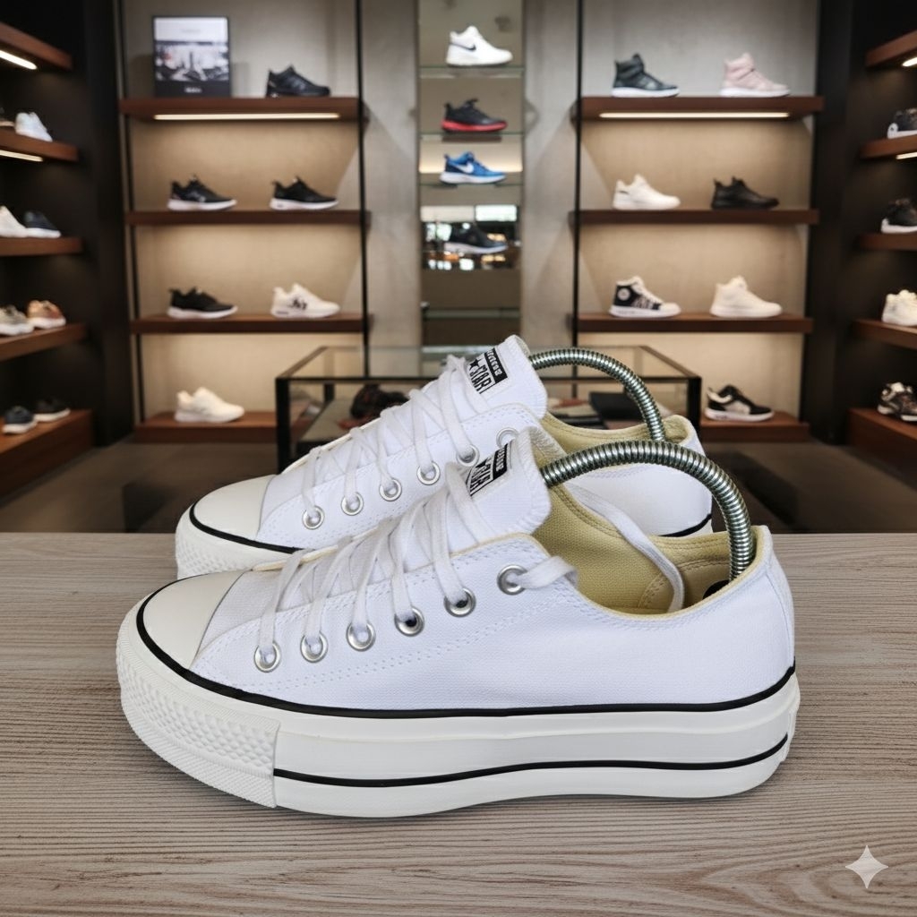 Sepatu Converse Ctas Lift Ox - Sneakers Women BNIB - Colour White