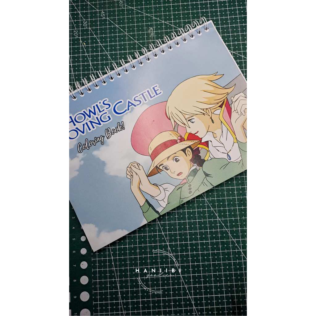 BUKU MEWARNAI GHIBLI EDITION - HOWL'S MOVING CASTLE