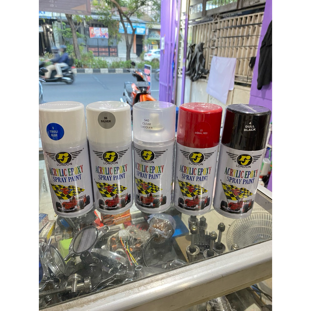 pilok Rj original warna merah hitam putih cler biru