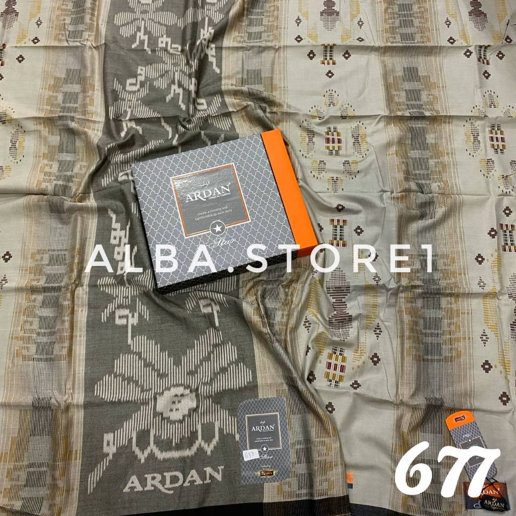 Sarung Ardan Star Executive Terbaru Full Jaquard Songket Sarung Ardan Star Ori by Ketjubung Grade Go
