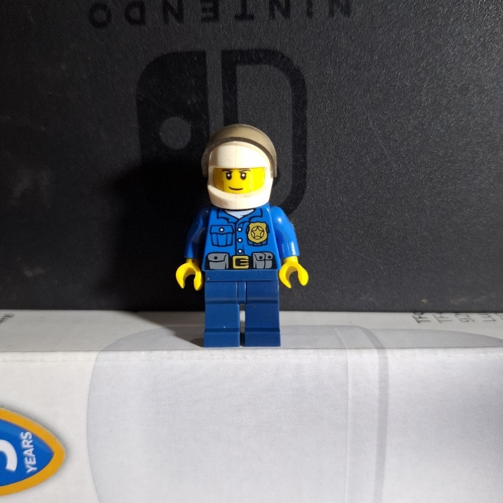 Minifigure Lego City Police Motorcycle Second Original