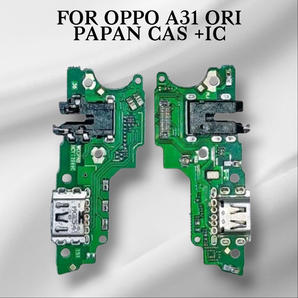 KONEKTOR CHARGER OPPO A31 2020 ORIGINAL IC 100% PAPAN CAS CONNEKTOR FLEXIBEL FOR OPPO A31