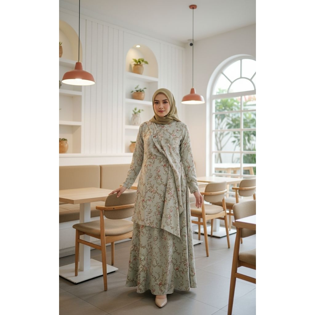 ET CETERA GAMIS MAXI DRESS WANITA ORIGINAL SALE