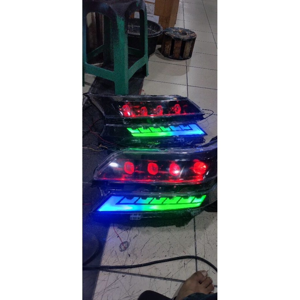 lampu custom 4 biled matrix new Avanza /new Xenia veloz 2019,2020,2021
