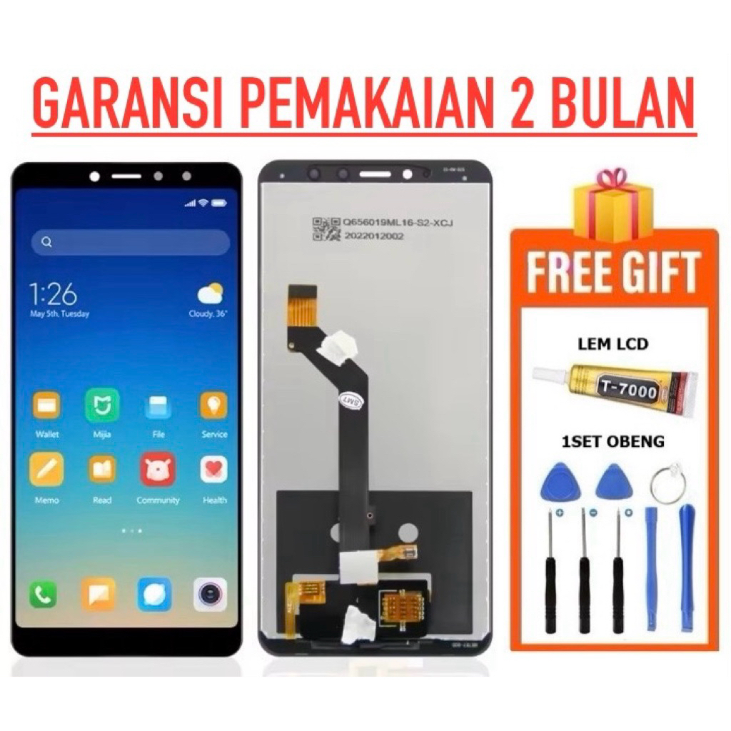 [ORIGINAL] LCD XIAOMI REDMI S2 / REDMI Y2 FULLSET