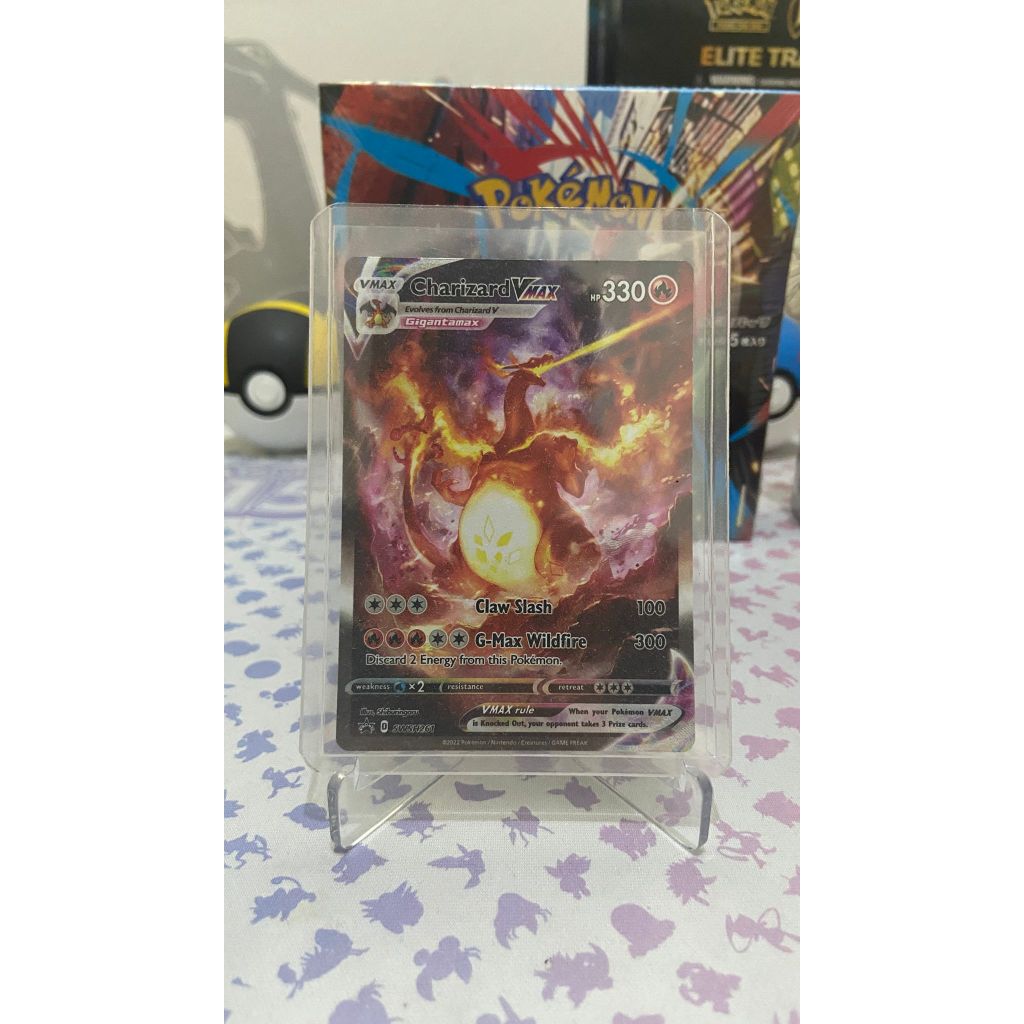 Pokemon TCG English Shield & Sword Charizard VMAX SWSH261 Black Star Promo