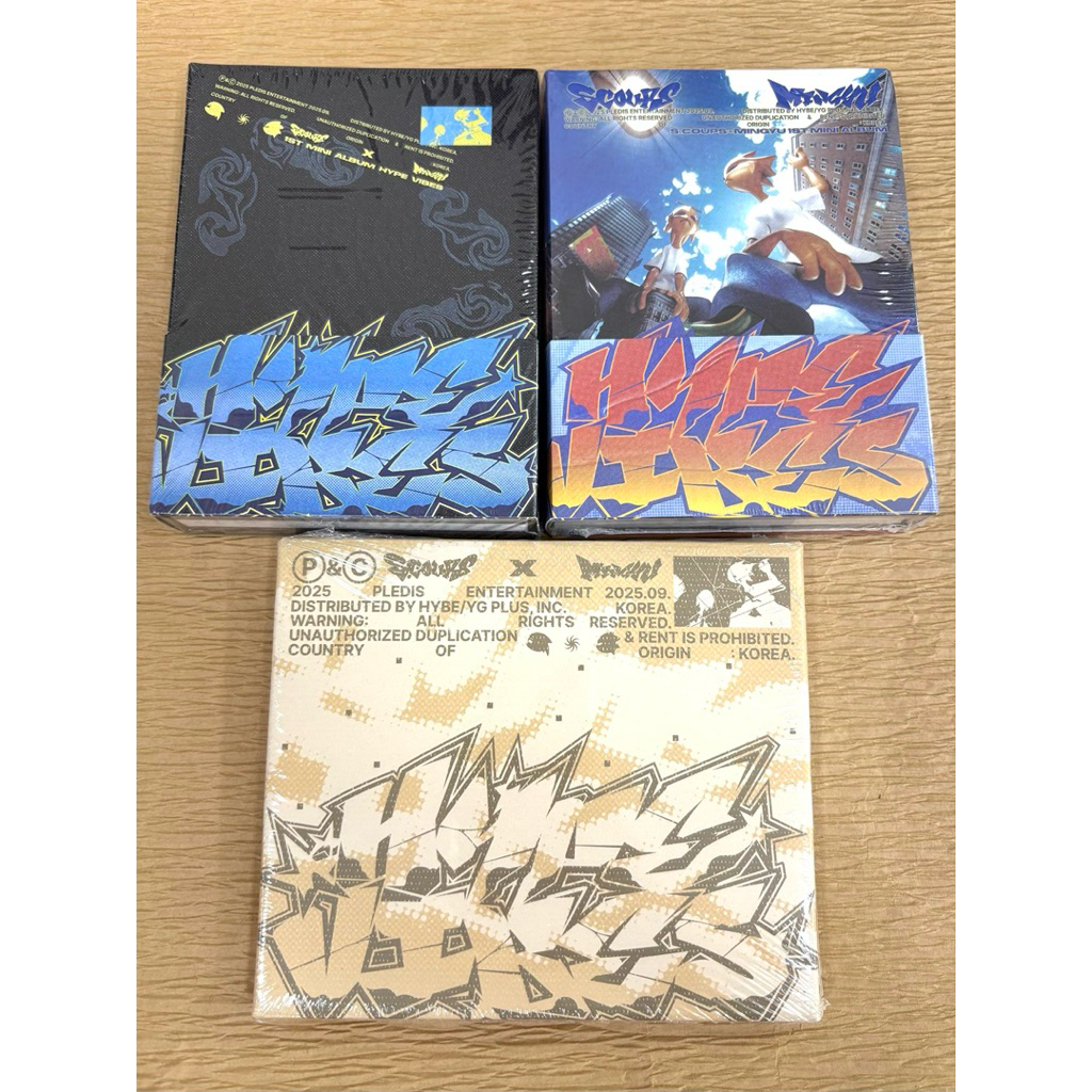 Ready stock Album S.coups Mingyu CxM Seventeen Hype Vibes Standard Buddy Combi Compact Weverse ver S