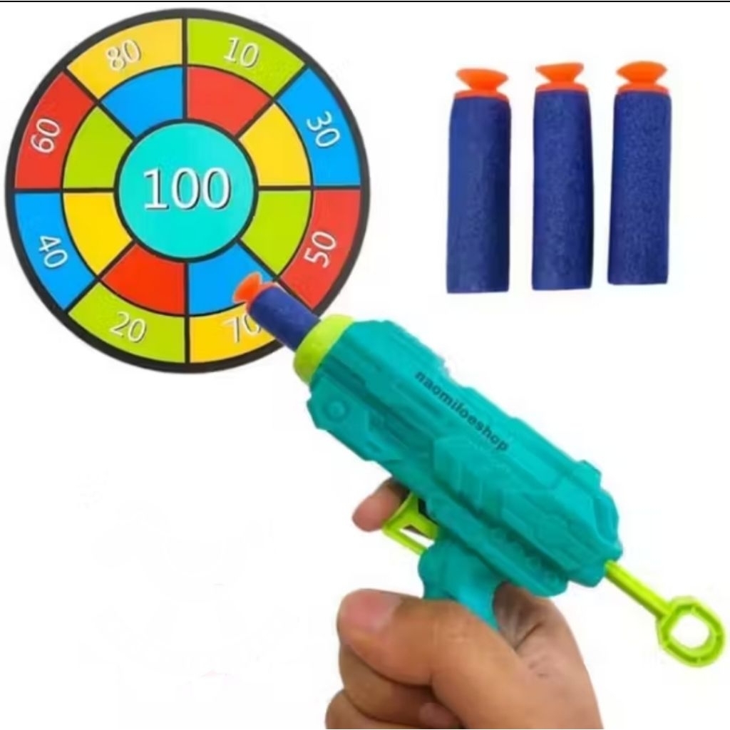 marvelashop| MAINAN PISTOL PELURU BUSA BULAT Pistol Tarik Soft Bola Senapan