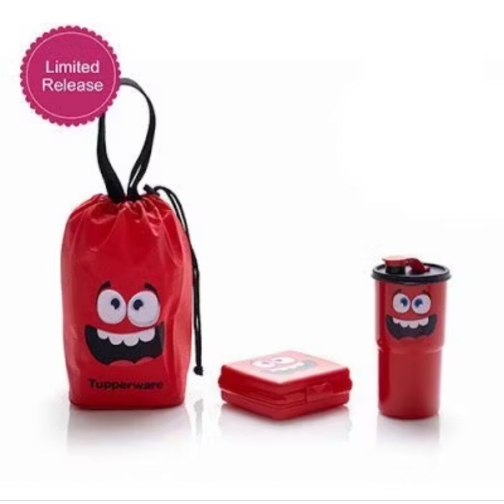 tupperware - Smiley Lunch Set