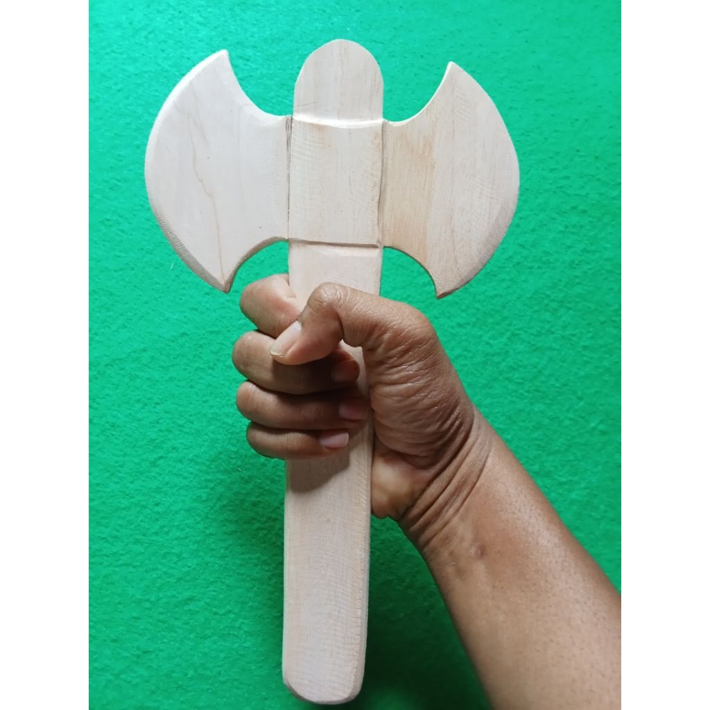 Kapak Wiro Sableng 212 Mainan Bahan Kayu Cosplay Peraga Pentas Seni Beladiri