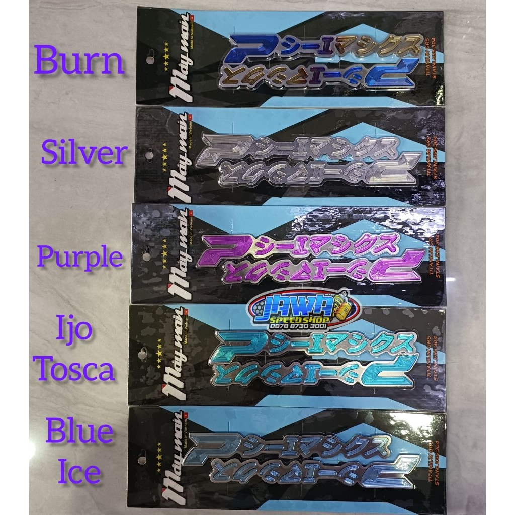 Emblem logo PCX japan titanium vietnam