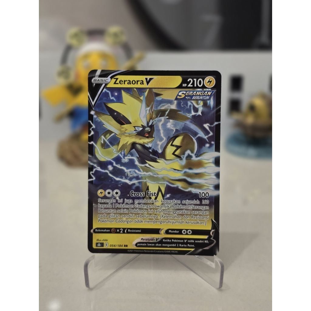 Kartu Zeraora V 054/184 Pokemon TCG Indonesia