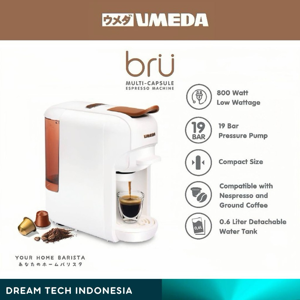 Umeda Bru Coffee Maker: Mesin Kopi Serbaguna