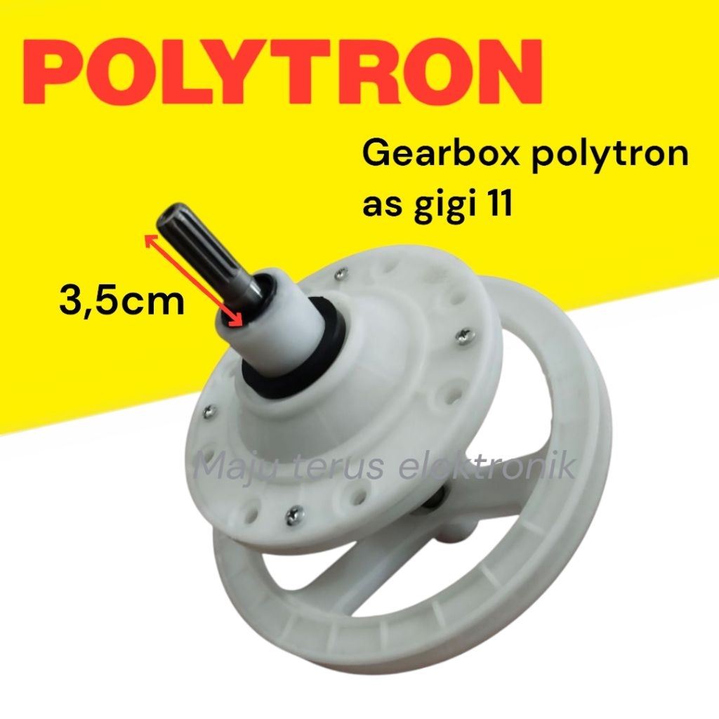 Polytron Gearbox Mesin Cuci 14 kg PWM-1401R/PWM-1401 G Gerigi As 11