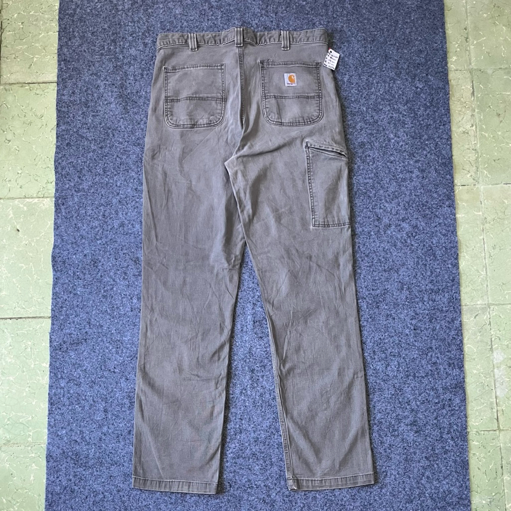 Carhartt Grey Workwear Relaxed Fit Flex Work Pants Original