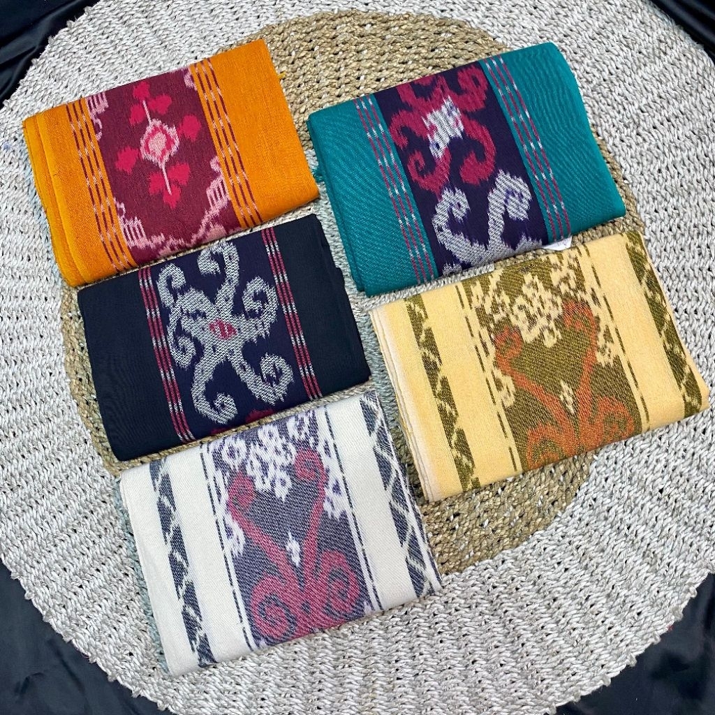 KAIN TENUN MOTIF KALIMANTAN - TENUN BLANKET MOTIF  - TENUN KALIMANTAN