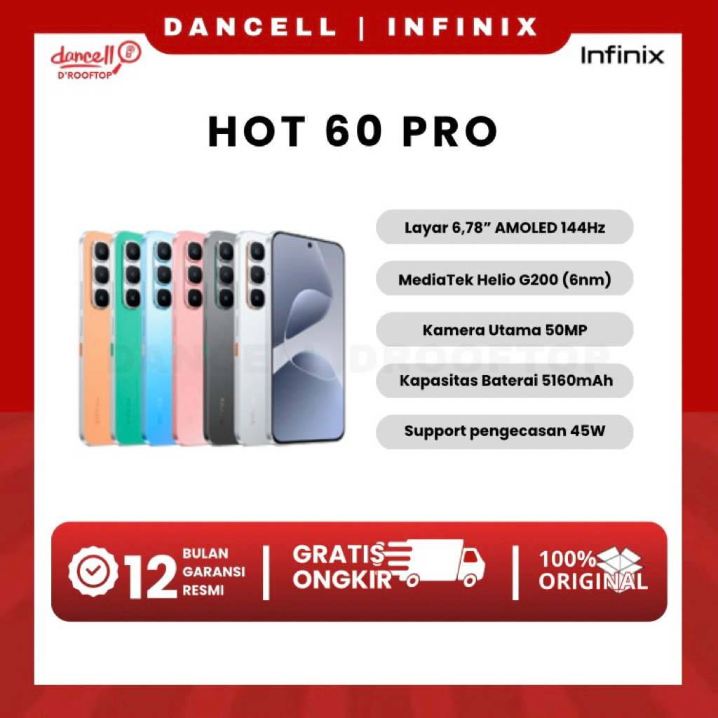 Infinix Hot 60 Pro Ram 8/256GB