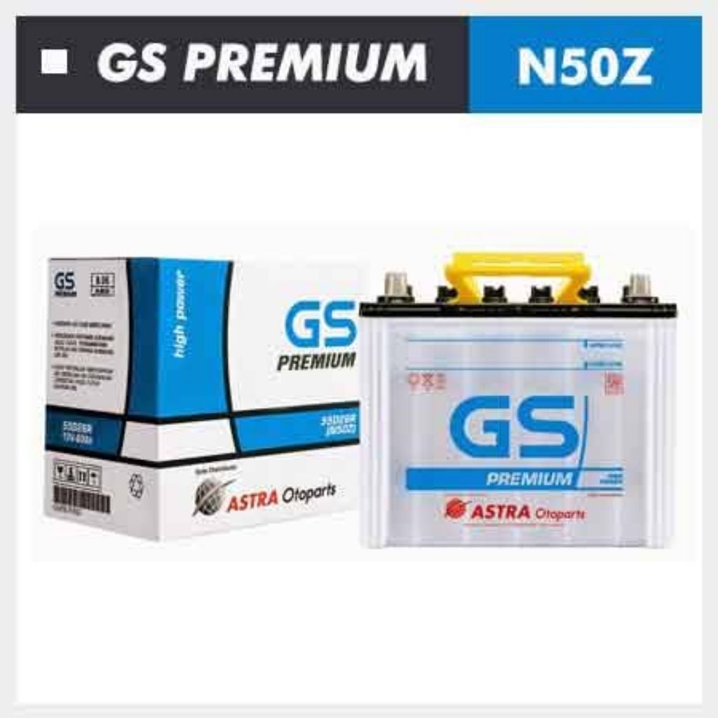 aki gs premium 50ah basah 48d26r.
