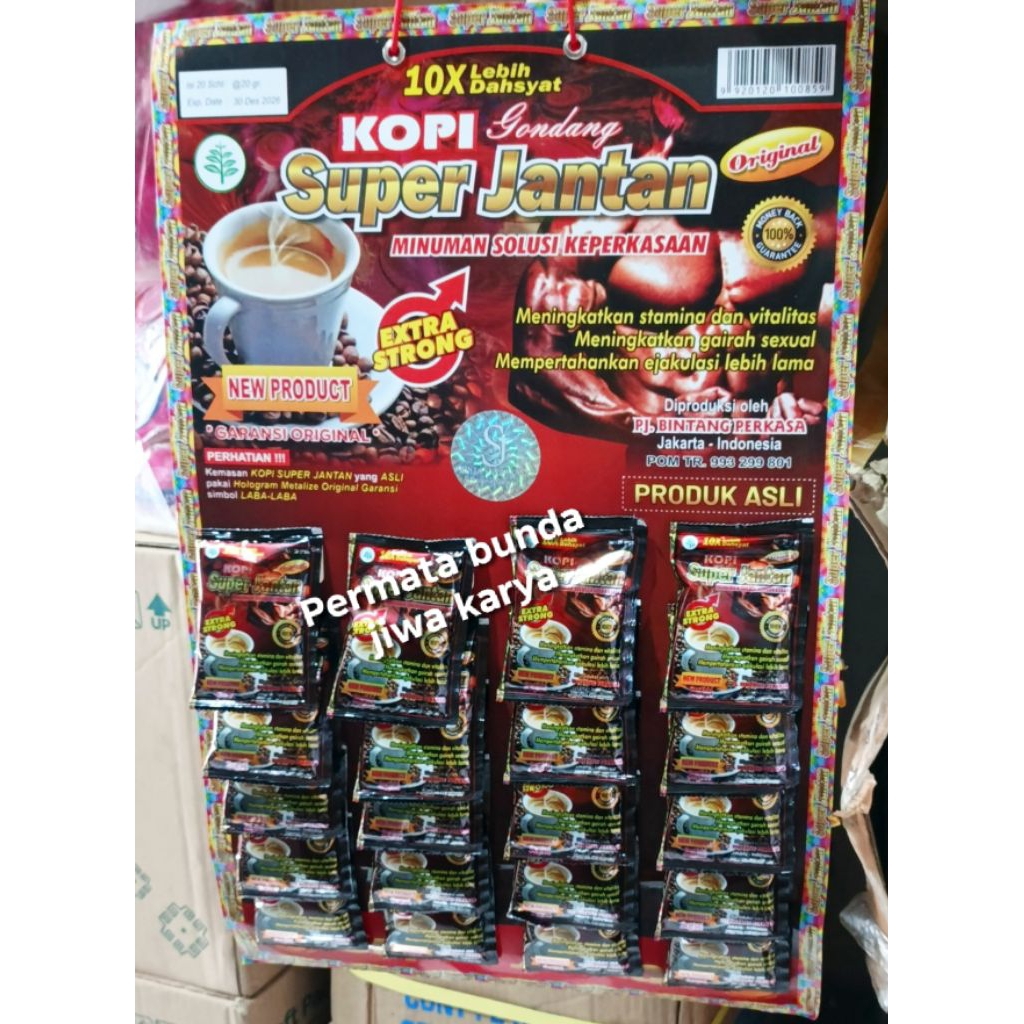 KopiSuper Jantan Original Asli New Product/(TIDAK ASLI UANG KEMBALI)