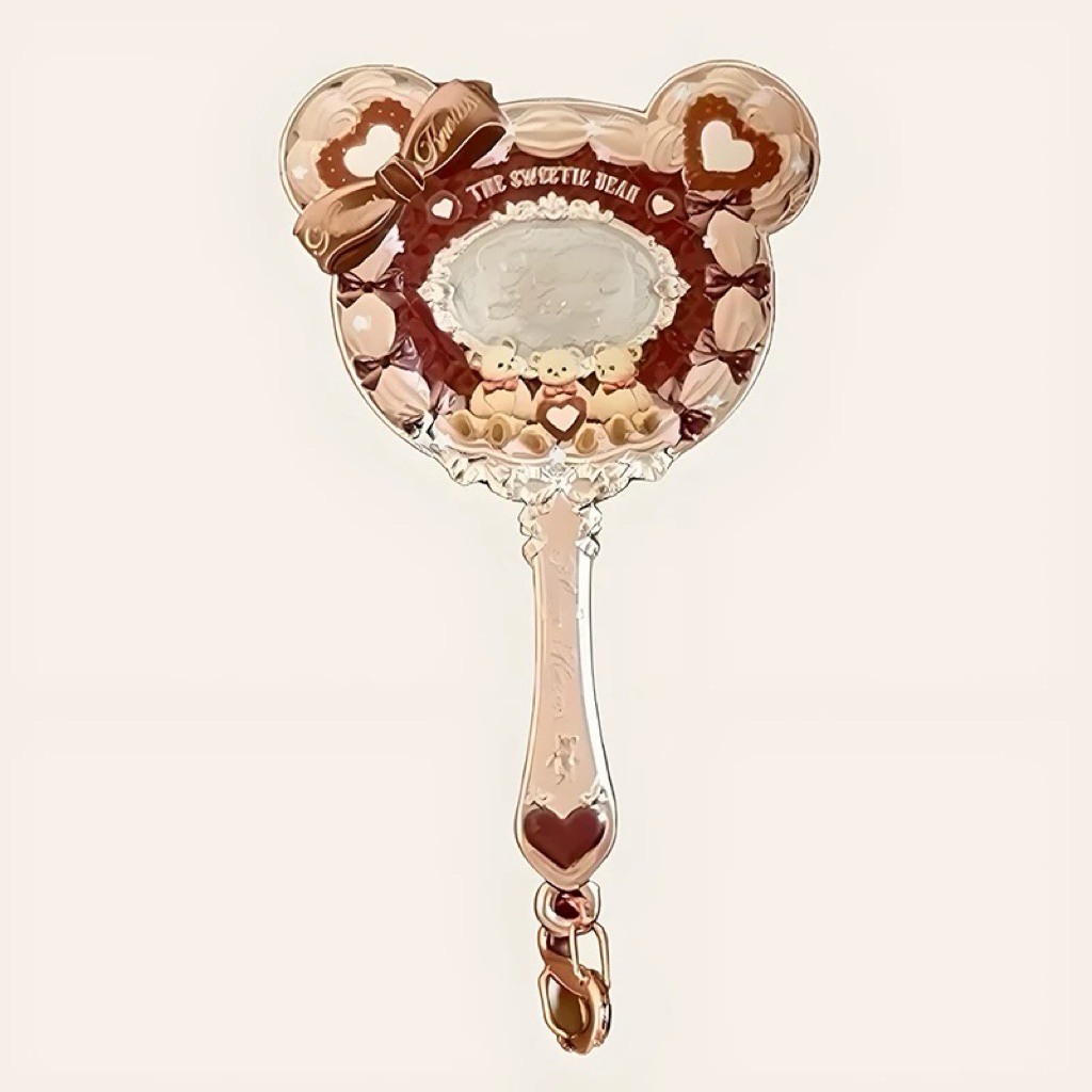 Very LIMITED  Flower Knows The Sweetie Bear Collection Mini Mirror Bag Charm