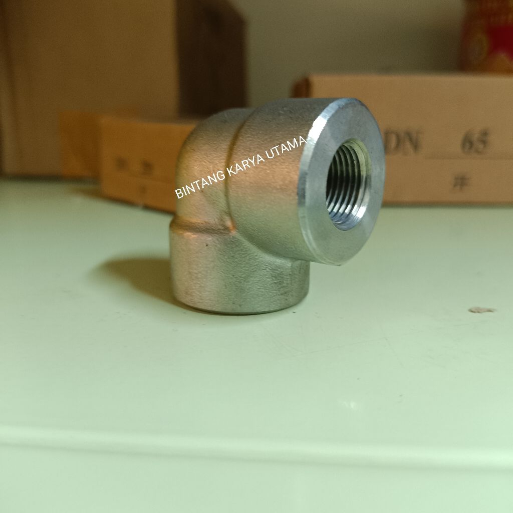 Elbow 1" inch Class 3000 Stainless Ss304