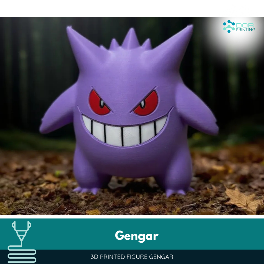 Figure Pokemon Gengar:3D print figure gengar