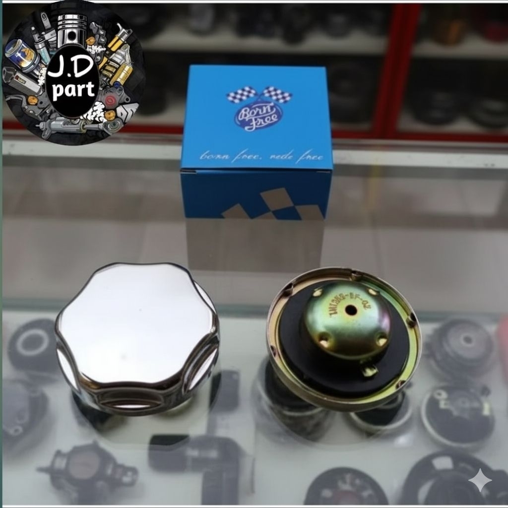 Tutup Tangki Diesel Model Segi Enam PNP Honda CB GL 100 GL 125 Win S90 S110 - Tutup Tangki Bensin Cu