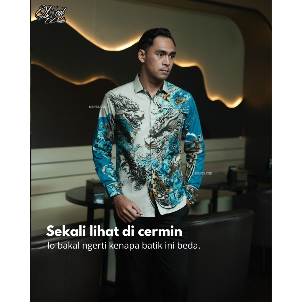 MENSBATIK - Ryu Raksana - Slimfit Lengan Panjang - Gaya Sederhana Tapi Berwibawa