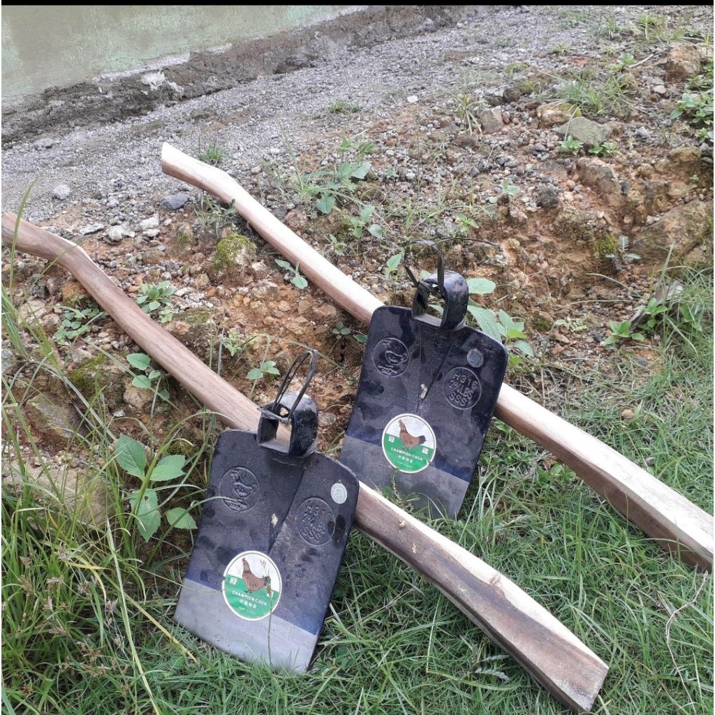 cangkul / pacul cap jago baja asli kuat