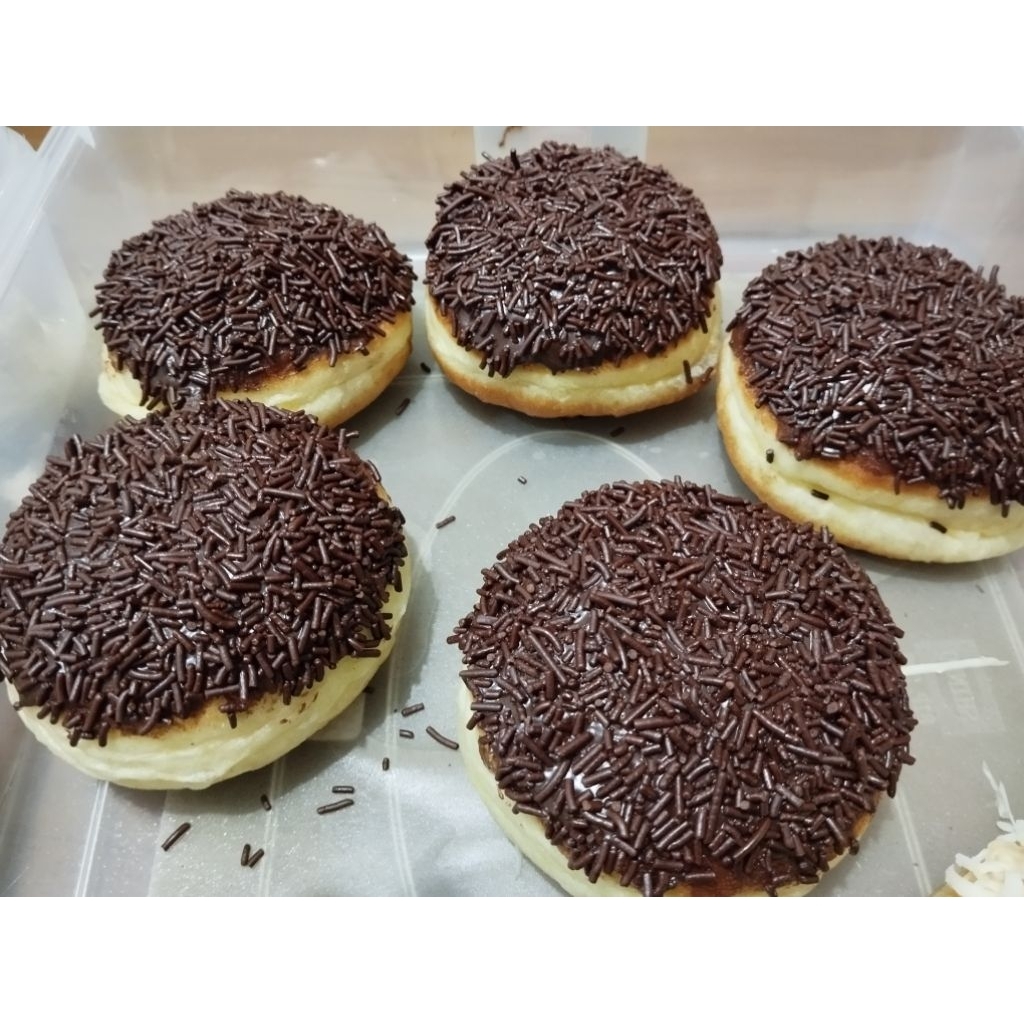 donat toping meses keju gula susu