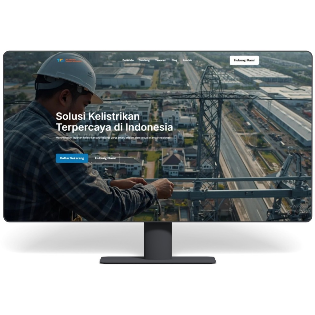 Jasa Desain Website Landingpage Custom