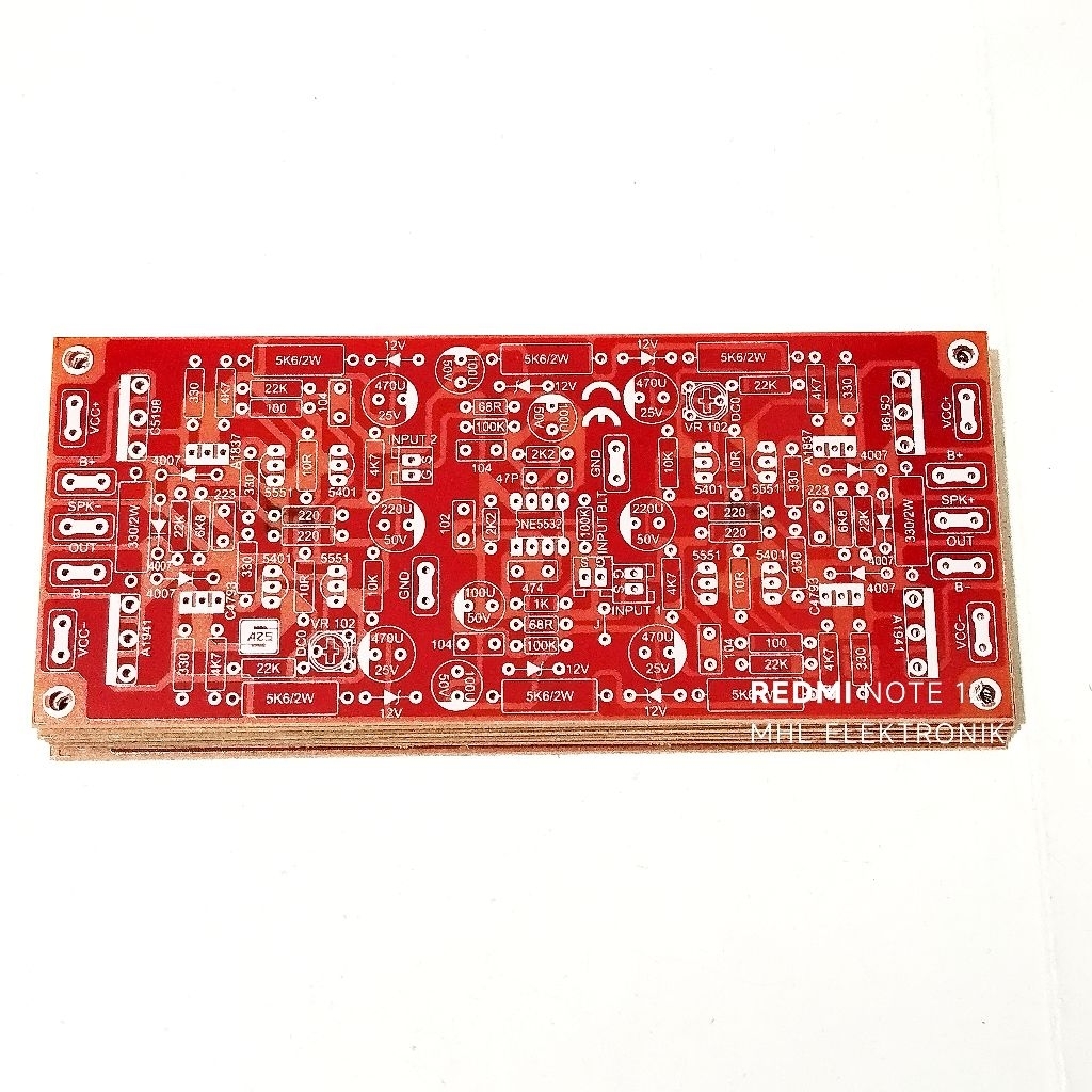 PCB Power Amplifier TBM Mini BTL TBM MINI VERSI BTL TBM BTL