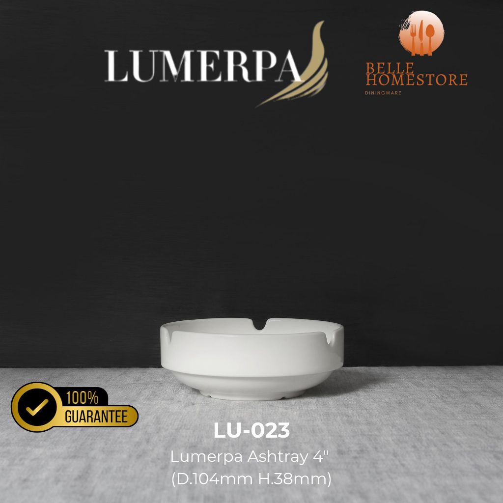 TABLEWARE LUMERPA ASHTRAY / ASBAK FINE CHINA PREMIUM Tempat Abu Rokok