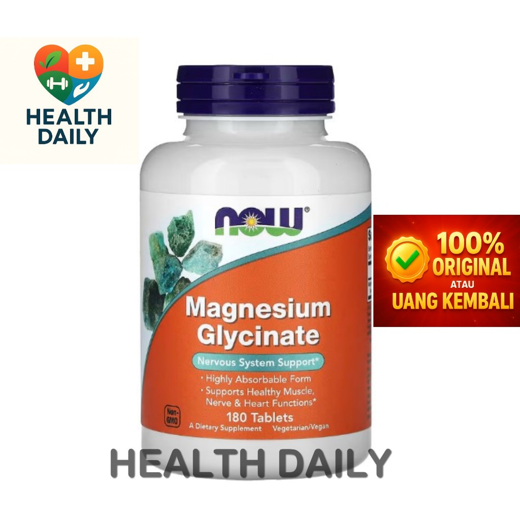 Now Foods Magnesium Glycinate 180 Tablet