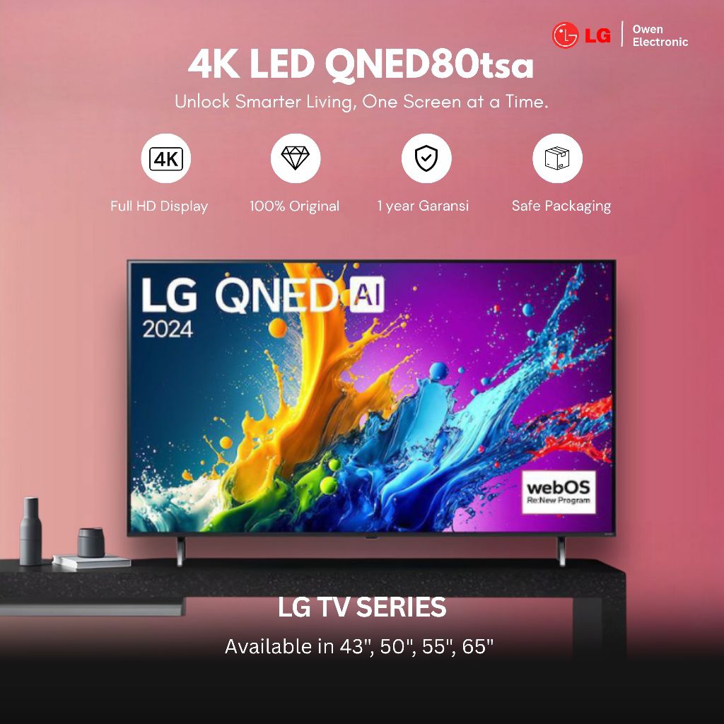LG 65QNED80 / 65QNED80TSA 4K SMART TV 65 inch qned80tsa