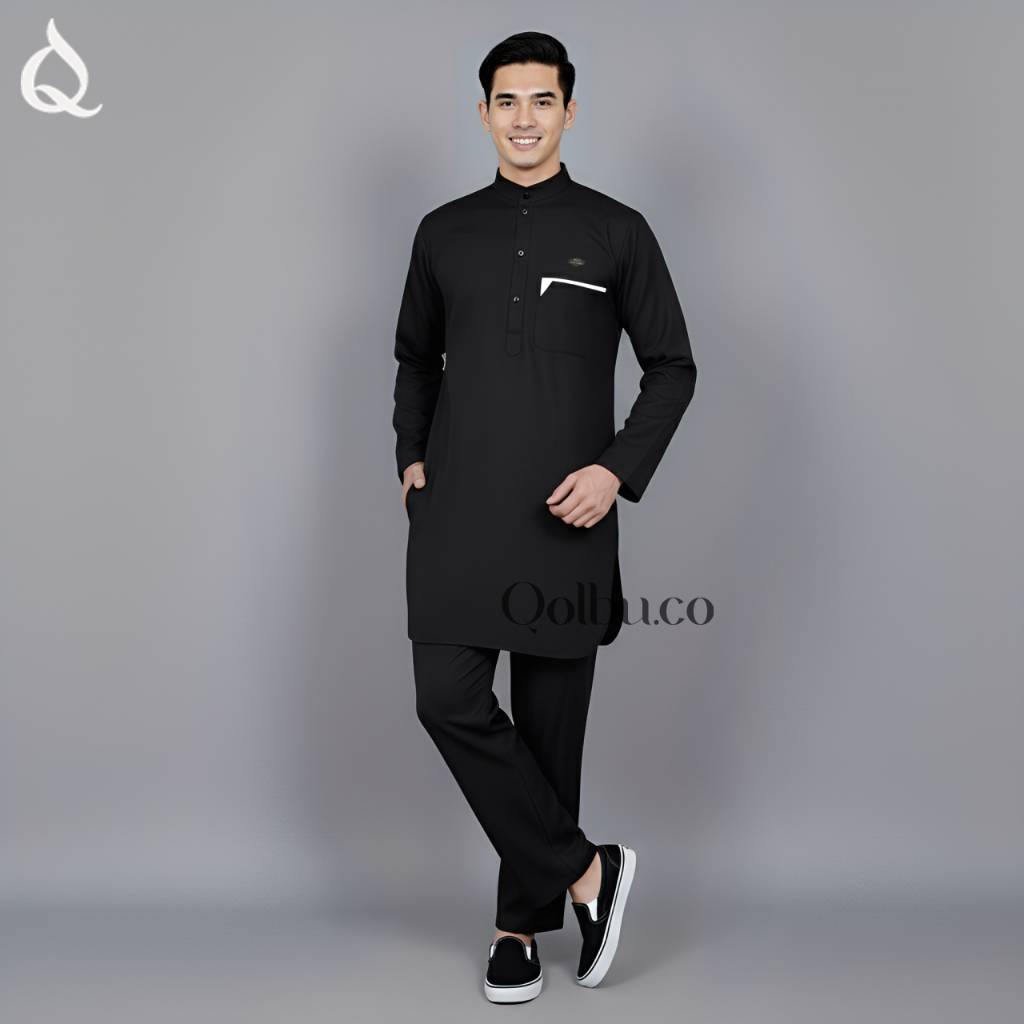 setelan kurta pria dewasa baju set celana - koko dewasa - baju gamis kurta jubah pria dewasa - free 