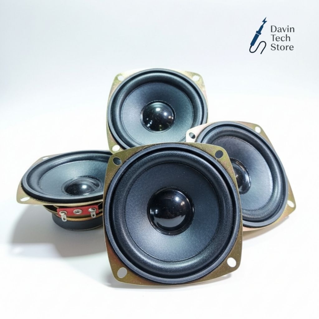 Speaker Mini 3 Inch Subwoofer – Suara Jernih Bass Mantap Cocok Portable Speaker, DIY Audio, Bluetoot