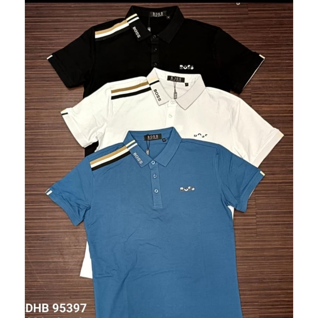 kaos kerah Boss pria Semarang