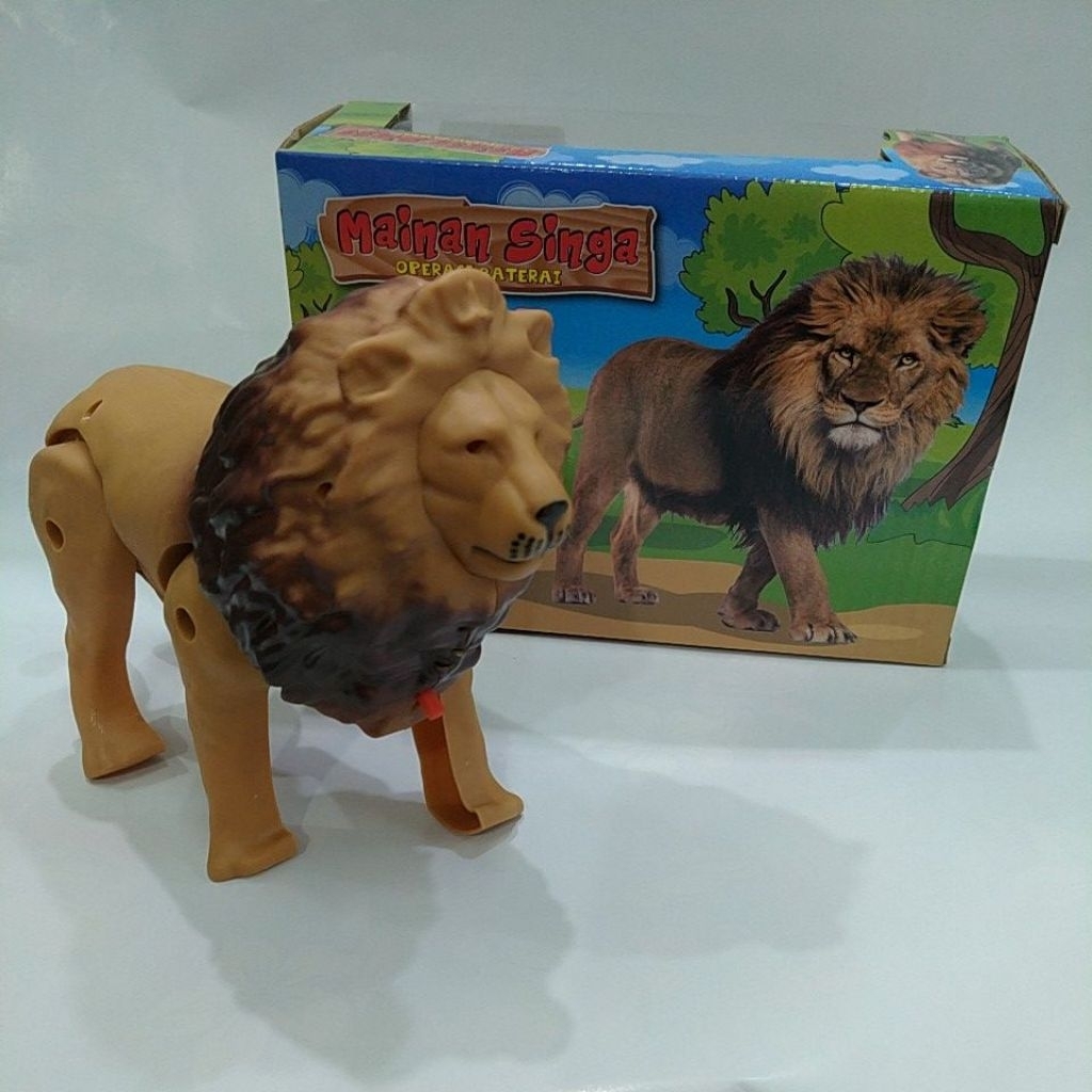 Mainan Singa Berjalan